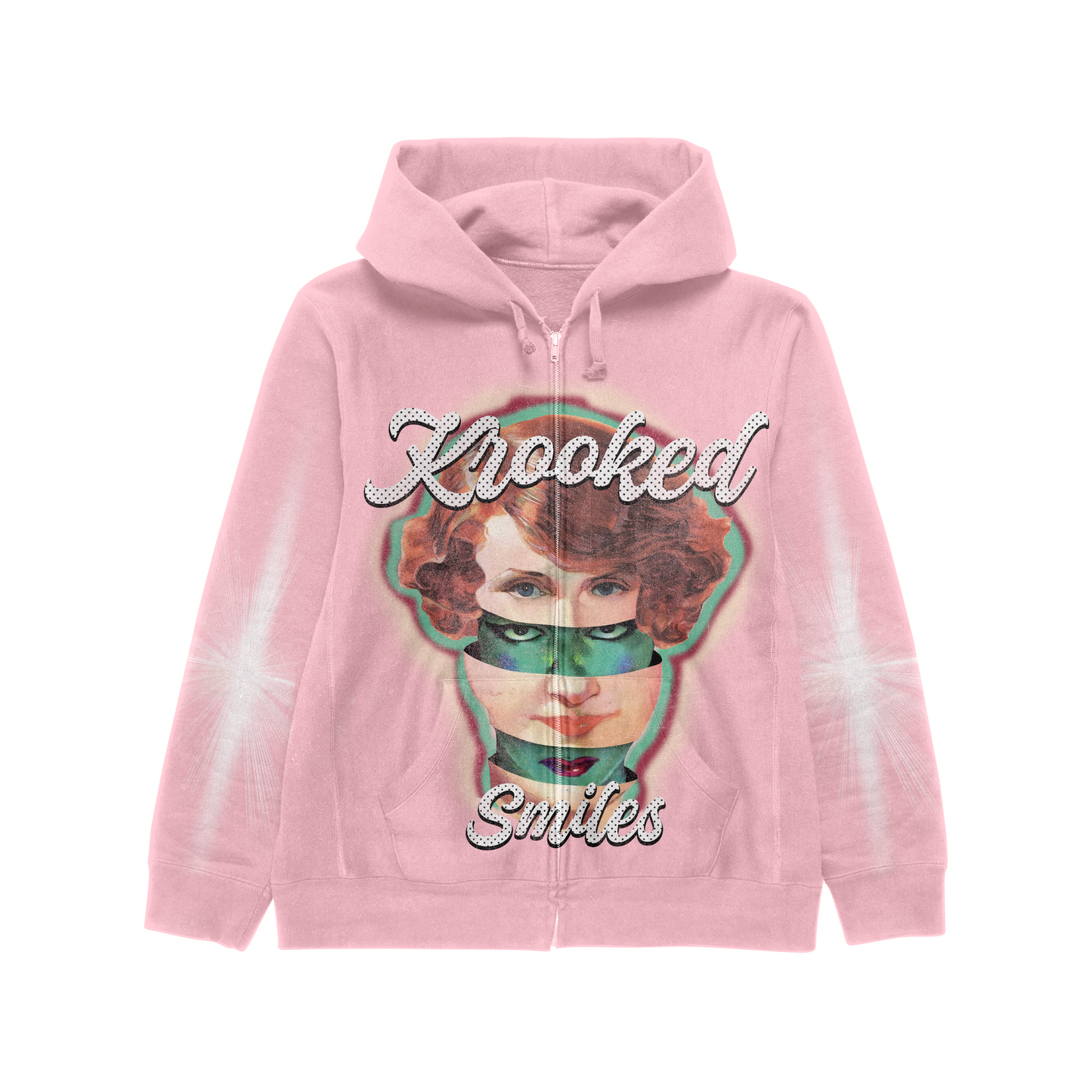Krooked Smiles "2 face" Zip-up